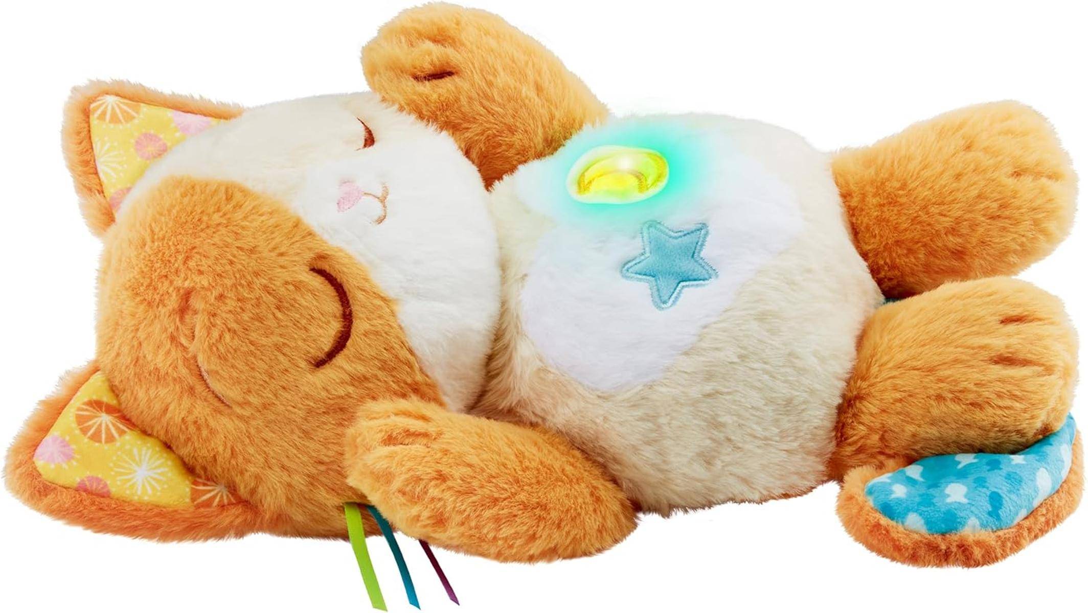 VTech Baby Schlummer-Kätzchen Kuscheltier Beruhigungshilfe Melodien 0-36 Monaten