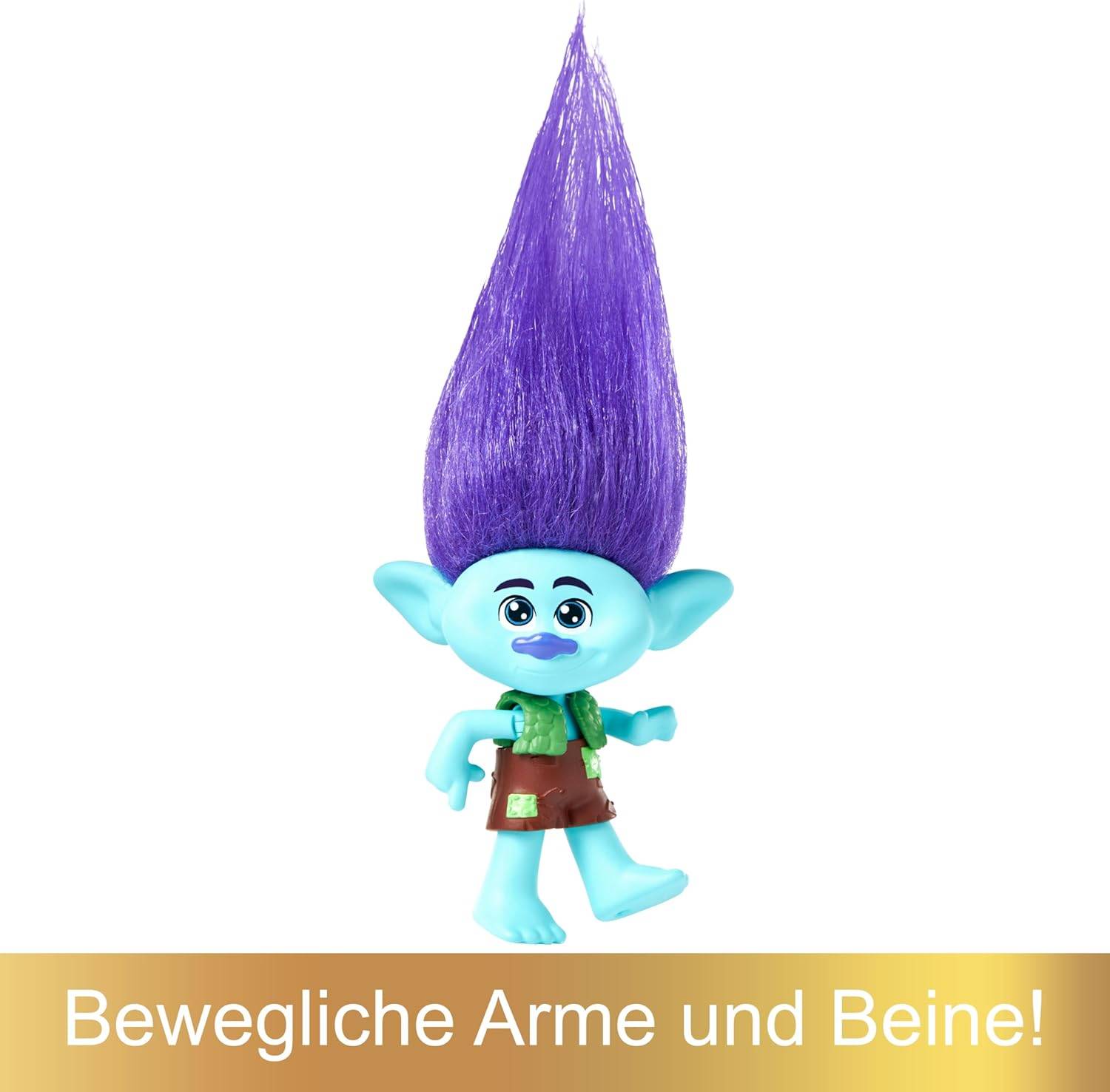 Mattel DREAMWORKS TROLLS Gemeinsam Stark Königin Poppy Plüschhaar 3+ HNF08