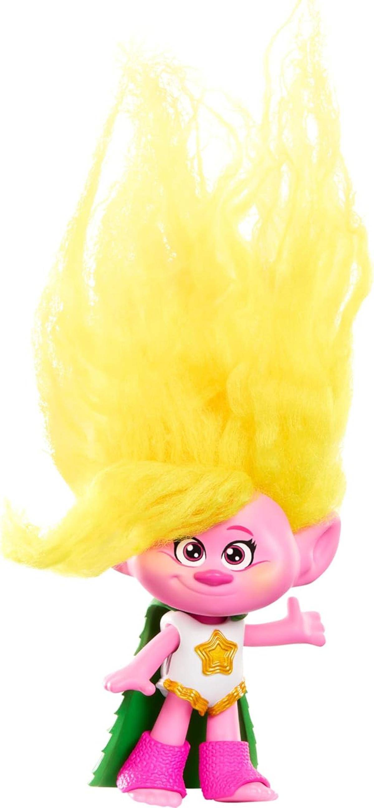 Mattel DREAMWORKS TROLLS Gemeinsam Stark Königin Poppy Plüschhaar 3+ HNF07