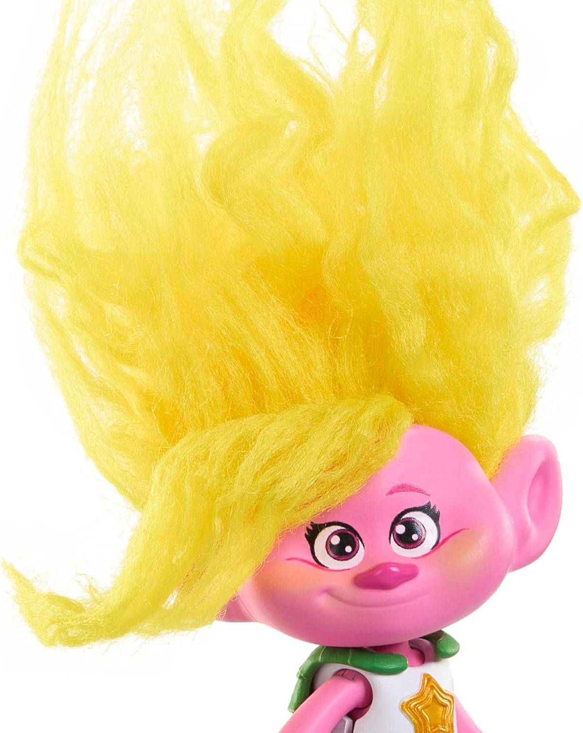 Mattel DREAMWORKS TROLLS Gemeinsam Stark Königin Poppy Plüschhaar 3+ HNF07