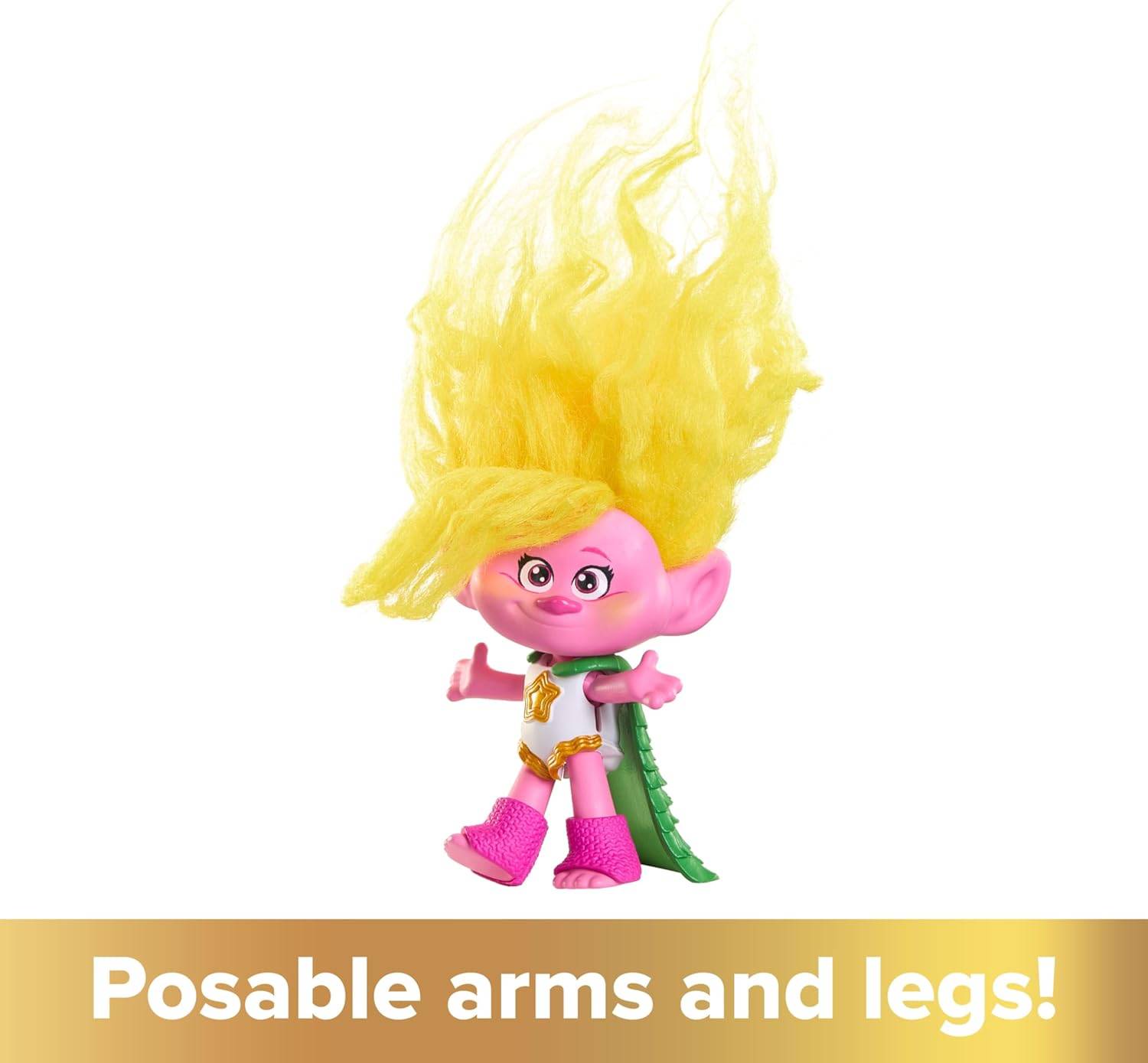 Mattel DREAMWORKS TROLLS Gemeinsam Stark Königin Poppy Plüschhaar 3+ HNF07