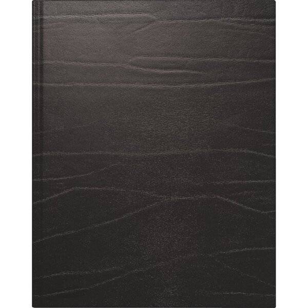 Buchkalender Managerkalender TM 20,5x26cm 1 Woche/2 Seiten Leder schwarz 2027