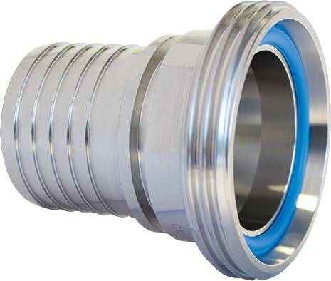 Milchrohrverschraubung Typ VMS VA (1.4404) Nenn-Gr.130x1/4 Zoll 102mm TEGUMA