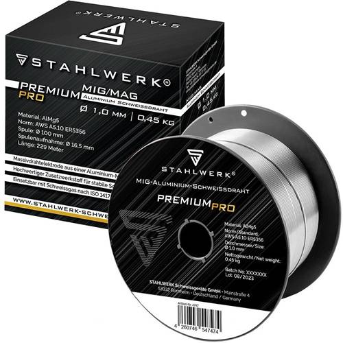 Schweißdraht Alu AlMg5 1,0mm 0,45kg STAHLWERK