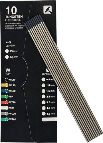 Wolframelektrode WC20 D.1,6mm L.175mm grau TIGZONE