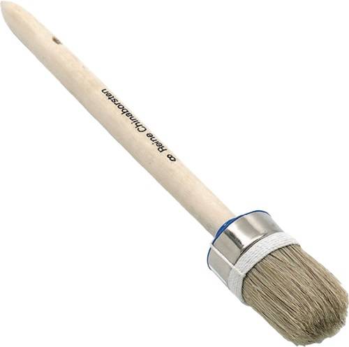 Ringpinsel Gr.18 Borsten-L.72mm helle Mischb.roh.Holzstiel