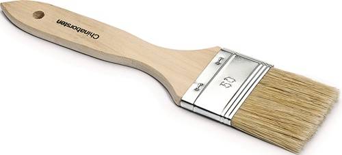 Flachpinsel Gr.3/4 Zoll helle Borstenmischung Weißbl.NÖLLE