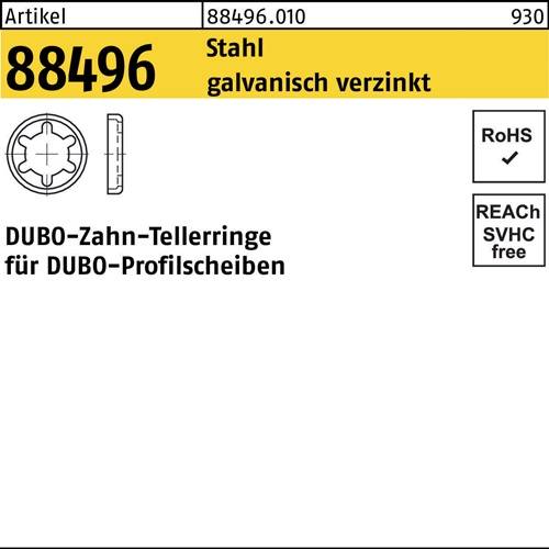 Zahntellerring R 88496 436-67 x50 Stahl galvanisch verzinkt 10 Stück