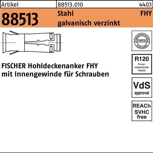 Hohldeckenanker R 88513 FHY M6 Stahl galv.verz. 50 Stück FISCHER