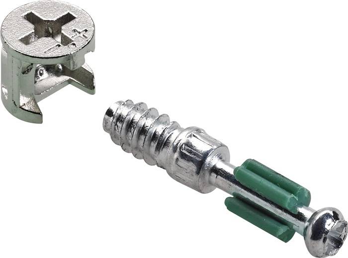 HETTICH 9157217 Verbindungsbeschlag Rastex 12 Zinkdruckguss Spannmaß 20 mm