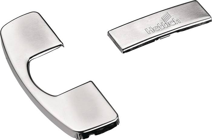 HETTICH 9304517 Abdeckkappe Stahl vernickelt 2-Set Sensys Scharniere