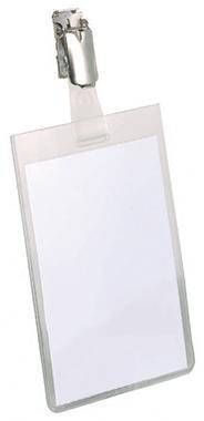 DURABLE Namensschild 800219 90x60mm transparent 25 St./Pack.
