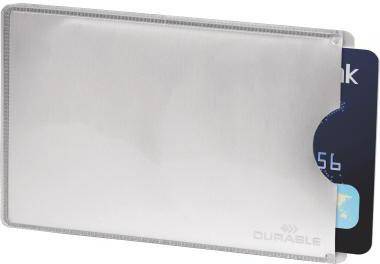 DURABLE Kartenschutzhülle 890023 54x86mm RFID Schutz si 10 St./Pack.