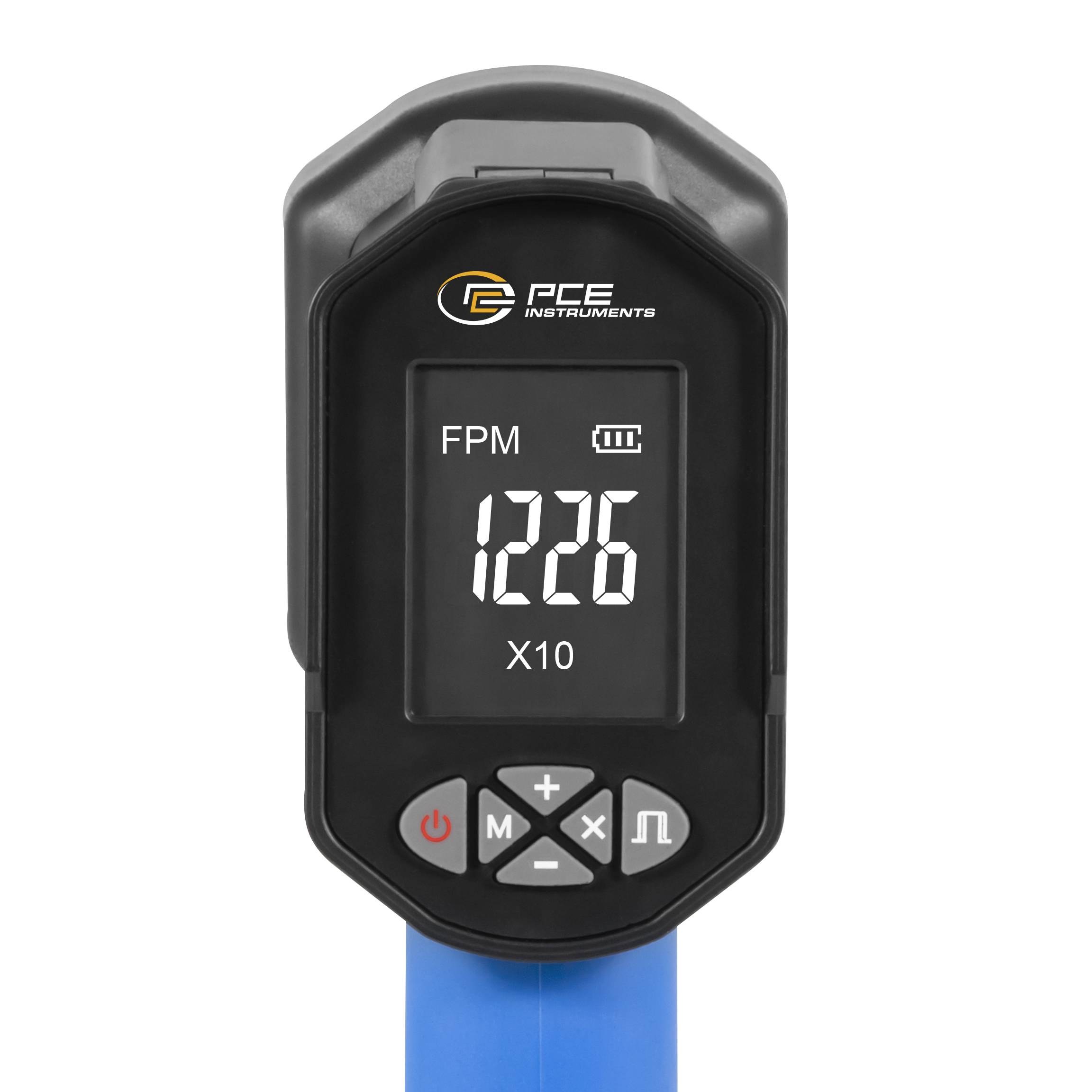 PCE Instruments Stroboskop PCE-DSX 5 |optisch 60 … 100000 FPM |Frequenz 1 … 1666,66 Hz |Feineinstellung x1 x10 x100