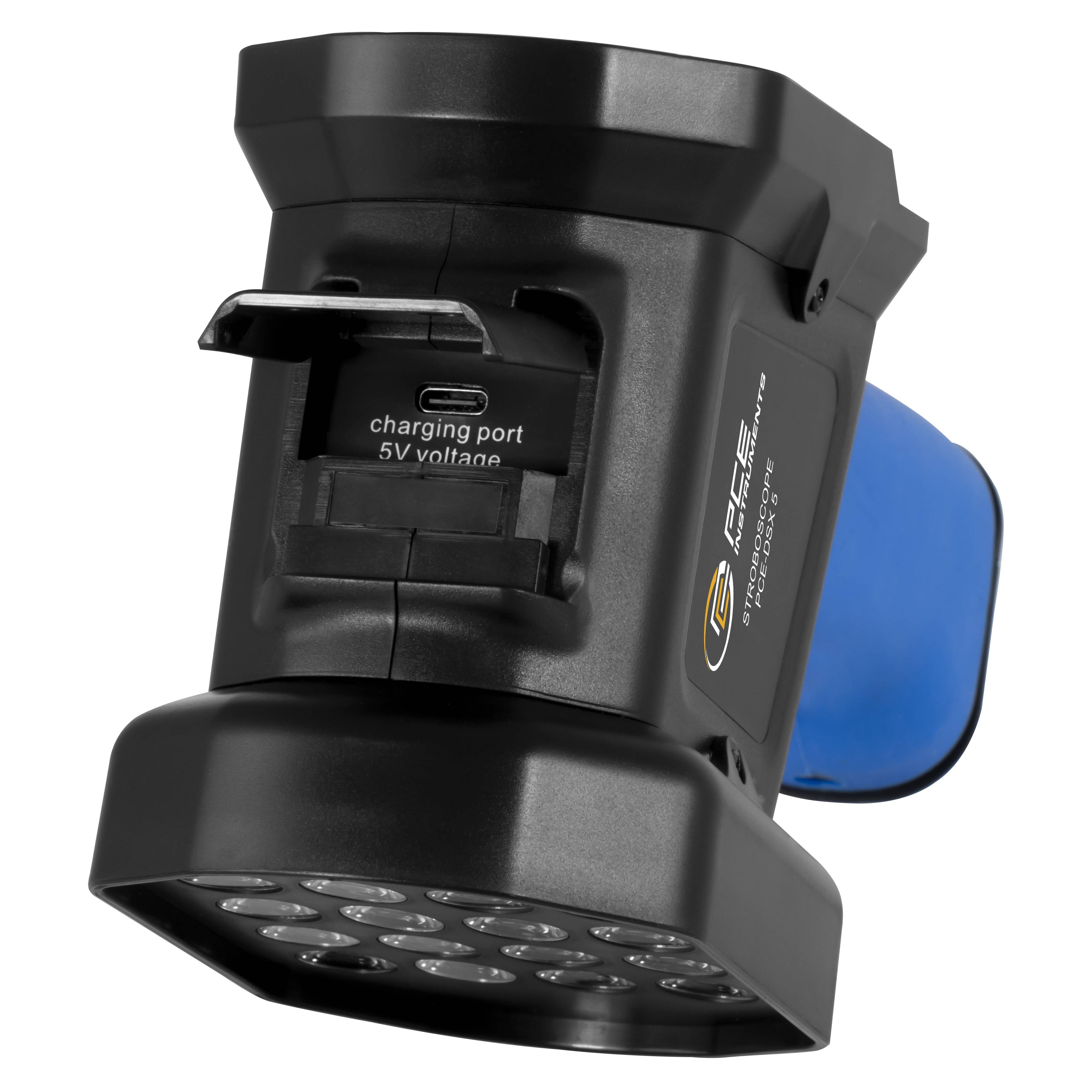 PCE Instruments Stroboskop PCE-DSX 5 |optisch 60 … 100000 FPM |Frequenz 1 … 1666,66 Hz |Feineinstellung x1 x10 x100