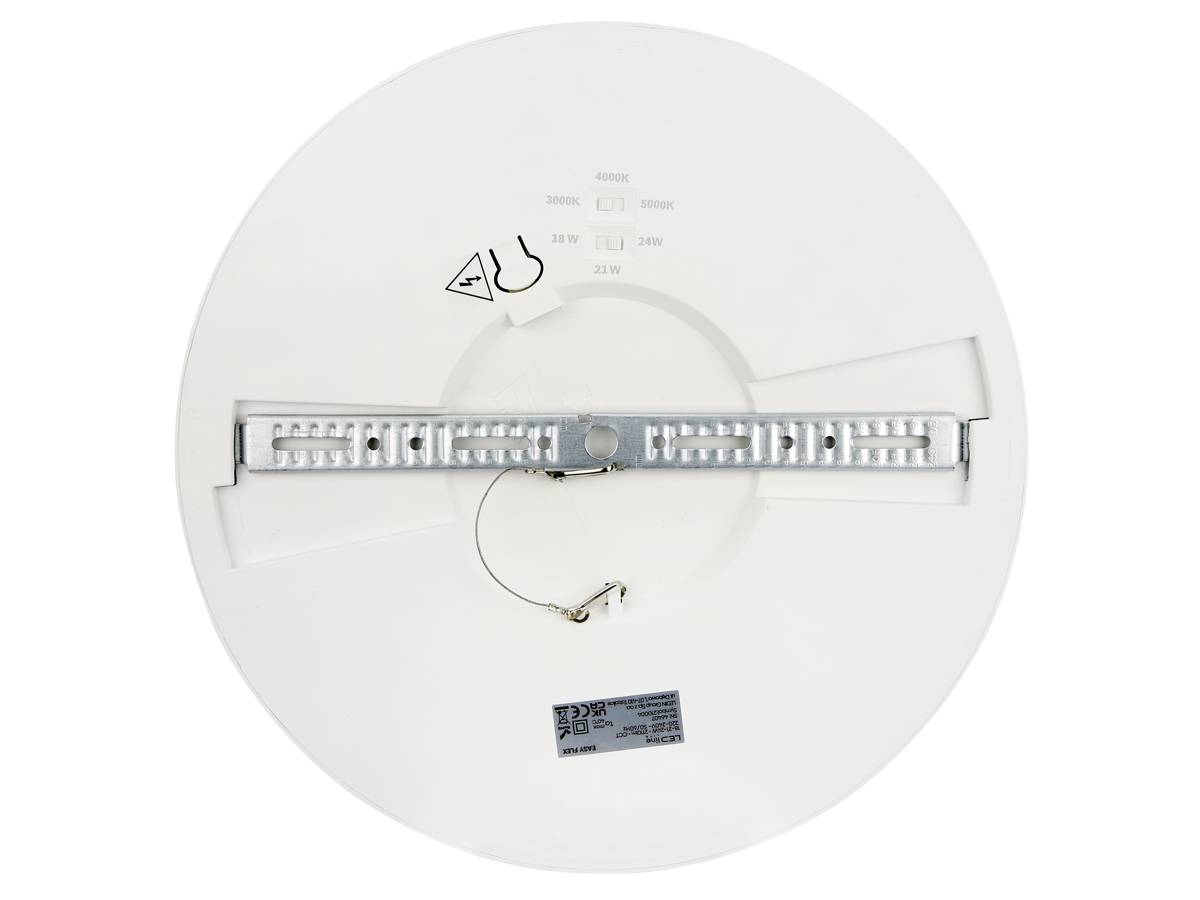 LED Aufbau/Einbau Panel Downlight rund Ø30cm weiß 18/21/24W 3CCT 3000/4000/5000K 2110lm CRI>80 IP20 Ø300xH17mm