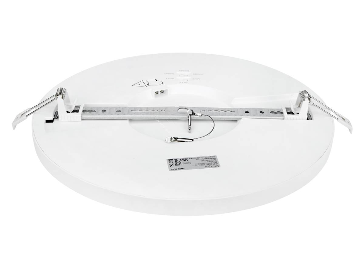 LED Aufbau/Einbau Panel Downlight rund Ø30cm weiß 18/21/24W 3CCT 3000/4000/5000K 2110lm CRI>80 IP20 Ø300xH17mm