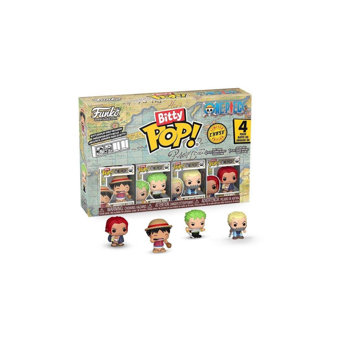 One Piece Bitty POP! Vinyl Figuren 4er-Pack Luffy 2,5 cm