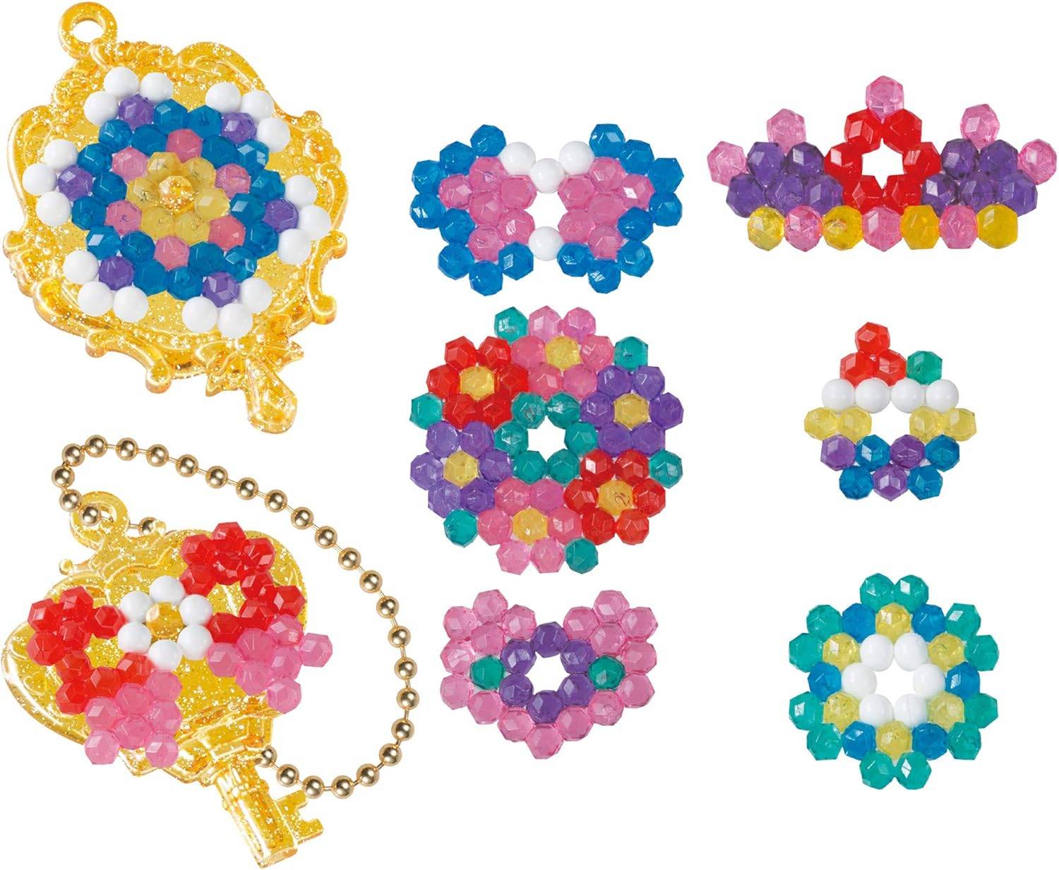 Aquabeads 31038 Elegant Charm Set Bastelset Themen Nachfüllset 4+