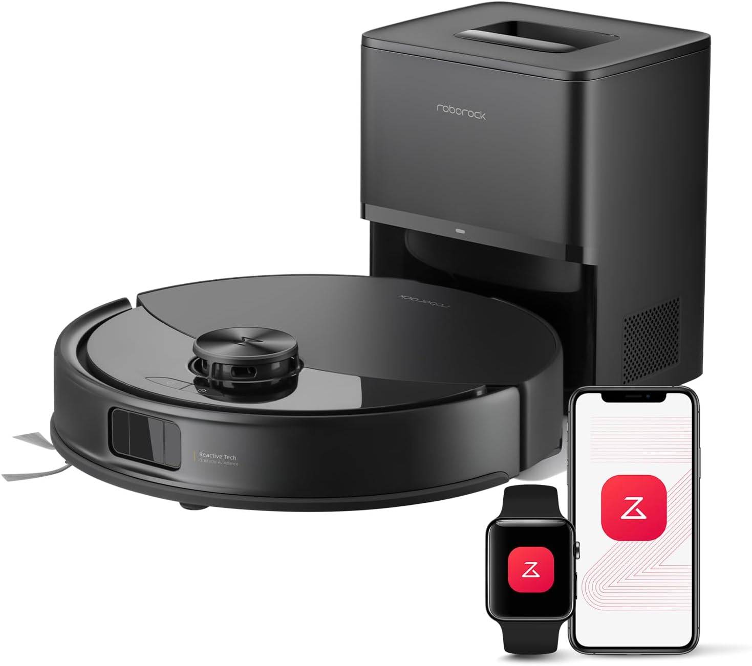 roborock Q10 S5+ Saugroboter mit Wischfunktion, 10.000 Pa HyperForce Saugkraft, Dual Anti-Tangle System, Auto Lifting Mopping, Ideal für Tierhaare