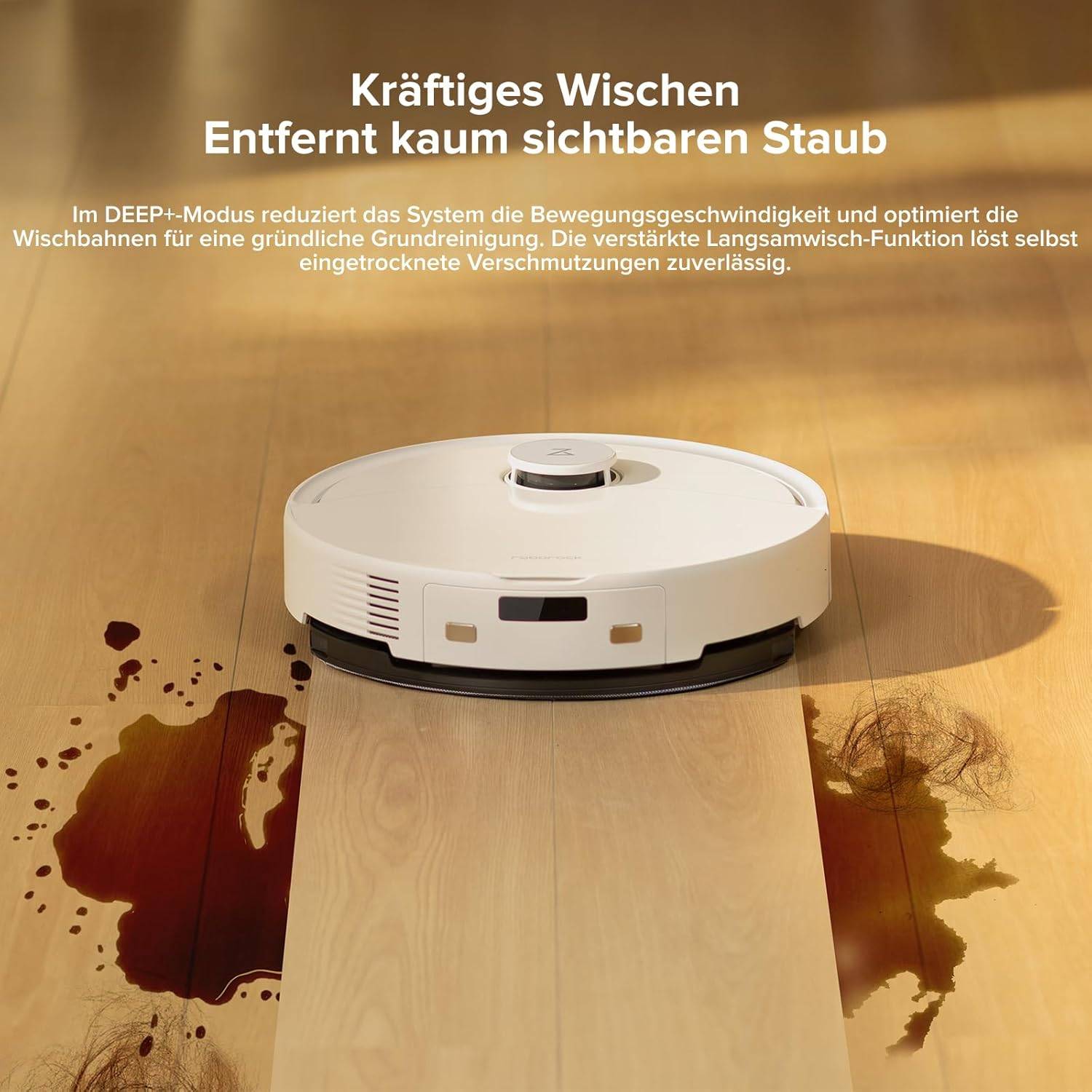 roborock Q10 X5 Saugroboter mit Wischfunktion, 10.000 Pa Saugkraft, Dual Anti-Tangle System, JawScrapers Bürste, intelligente Hindernisvermeidung