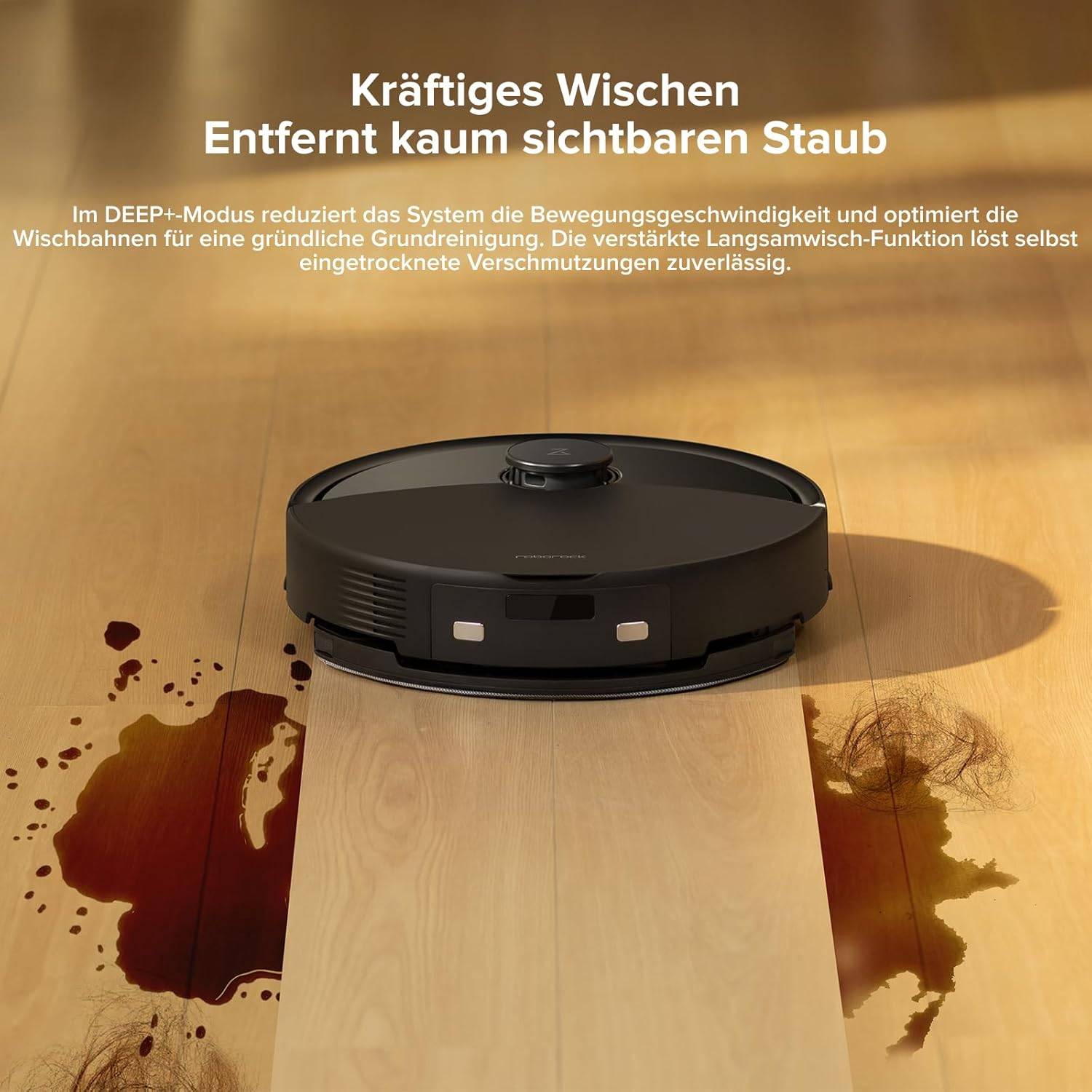 roborock Q10 X5 Saugroboter mit Wischfunktion, 10.000 Pa Saugkraft, Dual Anti-Tangle System, JawScrapers Bürste, intelligente Hindernisvermeidung