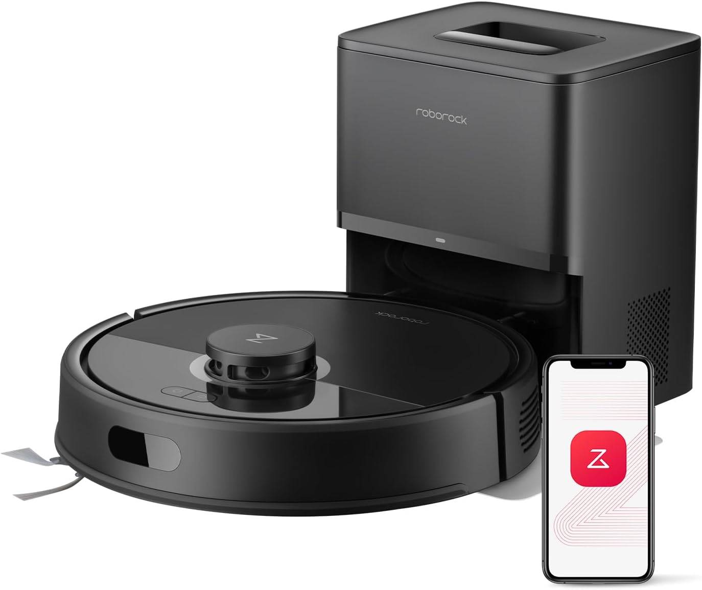 roborock Q7 L5+ Saugroboter mit Wischfunktion, Automatischer Staubentleerung, Dual Anti-Tangle System, 8.000 Pa Saugkraft
