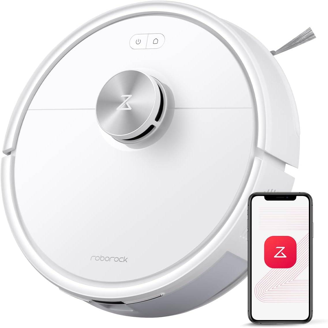 roborock Q7 M5 Saugroboter mit Wischfunktion, 10.000Pa Starker Saugkraft, Dual Anti-Tangle-System, 150Min Laufzeit, LiDAR Navigation, Staubsauger