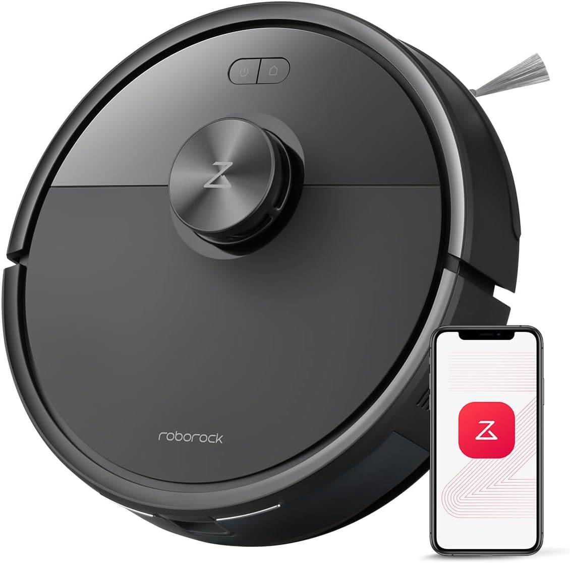 roborock Q7 M5 Saugroboter mit Wischfunktion, 10.000Pa Starker Saugkraft, Dual Anti-Tangle-System, 150Min Laufzeit, LiDAR Navigation, Staubsauger
