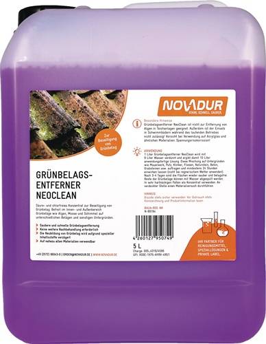Grünbelagentferner NeoClean Konzentrat 5l NOVADUR
