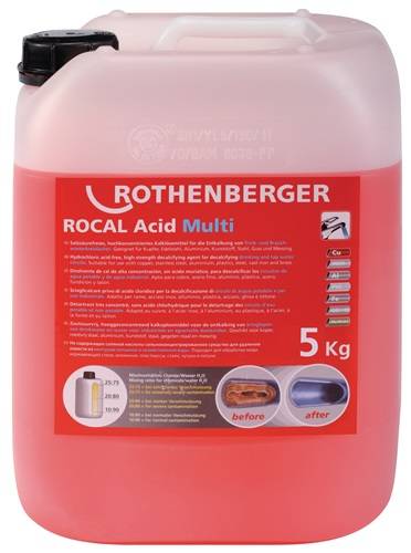 Entkalkungskonzentrat ROCAL Acid Multi Konzentrat 5kg Kanister ROTHENBERGER