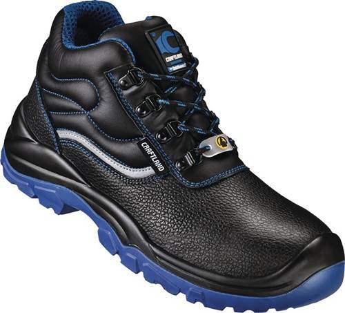 Sicherheitsstiefel ANKLAM Gr.41 W.10,5 schwarz/blau S3 FO SR ESD EN20345