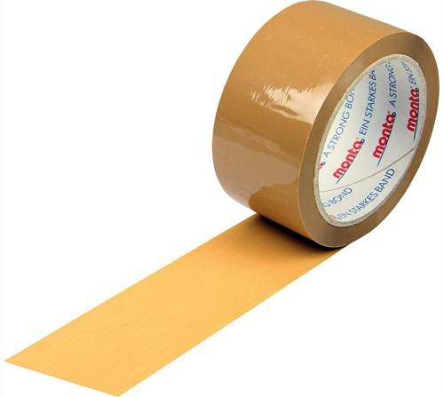 Klebeband monta 331 Breite 50mm Länge 66m Stärke 48µ PP braun MONTA