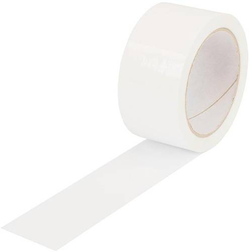 Klebeband Breite 50mm Länge 66m Stärke 48µ PP weiß Acrylat-Kleber leise abrollb.