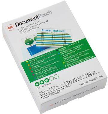 GBC Folientasche DocumentPouch IB581076 DIN A7 100 St./Pack.