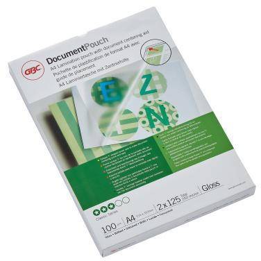 GBC Folientasche DocumentPouch 3200723 DIN A4 125mic 100 St./Pack.