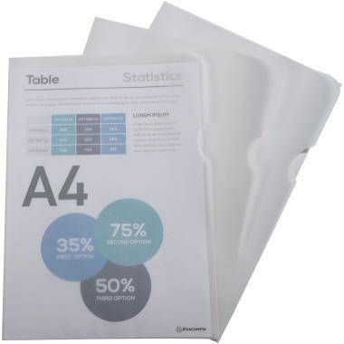 Exacompta Aktensichthülle Papier A4 50850E 110g transparent 50St./Pack.