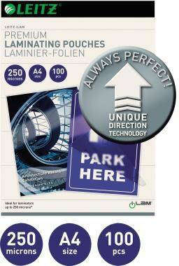 Leitz Laminierfolie A4 UDT 74840000 250mic glasklar 100 St. /Pack.
