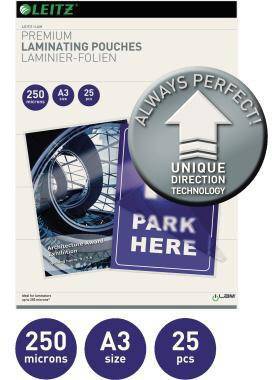 Leitz Laminierfolie 74910000 DIN A3 glasklar 25 St./Pack.