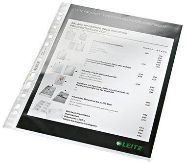 Leitz Prospekthülle 47700002 DIN A4 0,08mm PP gk 100 St./Pa