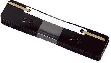 Soennecken Heftstreifen 3177 kurz Kunststoffdeckl. sw 25 St./Pack.