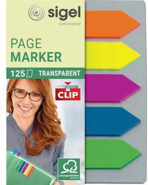 SIGEL Haftmarker Film HN611 52x82mm farbig sortiert 5 St./Pack.