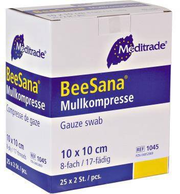 SÖHNGEN Mullkompresse 1005517 10x10cm einzeln steril 25 St./Pack.