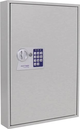 Schlüsselschrank S 100 H550xB380xT80mm 1-türig o.Anz.Hak.100 ROTTNER