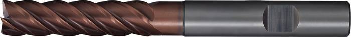 TECWERK Schaftfräser Nenn-Ø 5 mm Einsatzlänge 20 mm VHM TiAlN DIN 6535 HB