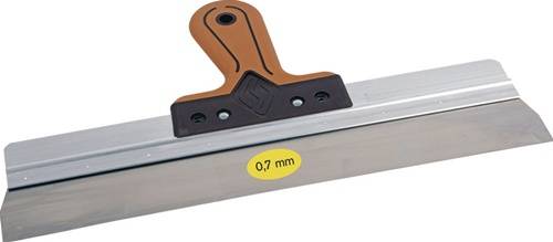Flächendekorspachtel B.380mm Softgriff Edelstahlblatt 0,4mm Super Prof