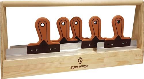 Flächendekorspachtel-Set Pure f.Gips Soft Griff Super Prof