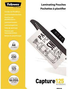 Fellowes Laminierfolie Capture 125 5314903 DIN A4 tr 250 St./Pack.