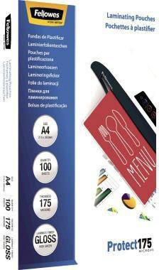 Fellowes Laminierfolie Protect 175 5308703 DIN A4 tr 100 St./Pack.
