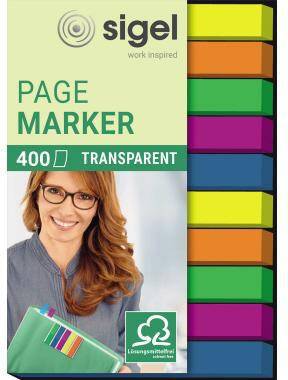 SIGEL Haftmarker HN617 6x50mm sortiert 400 St./Pack.